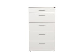 Hanah Home Cómoda de 5 cajones Blanca